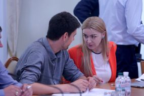 Olena Moshenets and Oleksiy Zhmerenetskiy