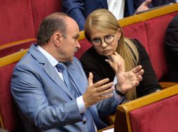 Mykhaylo Tsymbalyuk and Yuliya Tymoshenko