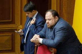 Ruslan Stefanchuk and Dmitro Razumkov