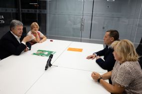 Roman Suschenko, Irina Gerashchenko and Petro Poroshenko