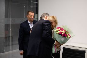 Roman Suschenko and Petro Poroshenko