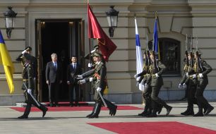 Volodymyr Zelenskiy and Sauli Niinisto