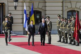 Volodymyr Zelenskiy and Sauli Niinisto