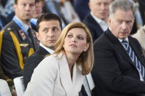 Володимир Зеленський з дружиною Оленою