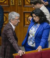 Oleksandr Tkachenko and Ivanna Klympush-Tsyntsadze