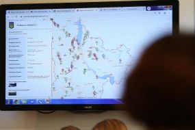 Interactive map of road repairs in Ukraine