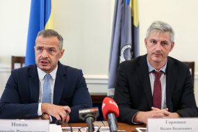 Slavomyr Novak and Vadym Horyushko