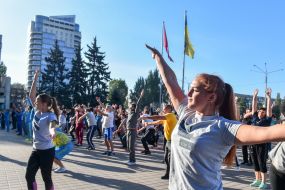Mass exercises in Zaporіzhyа