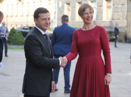 Владимир Зеленский и Керсти Кальюлайд
