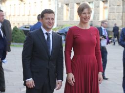 Владимир Зеленский и Керсти Кальюлайд