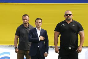 Volodymyr Zelenskyy and Vasyl Virastyuk