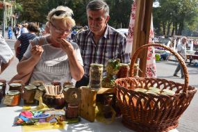 Festival guests enjoy the preservation