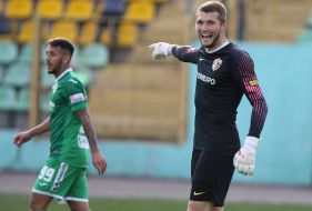 Playing moment of the match