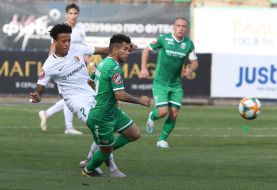 Playing moment of the match