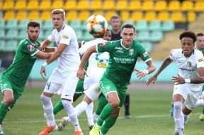 Playing moment of the match