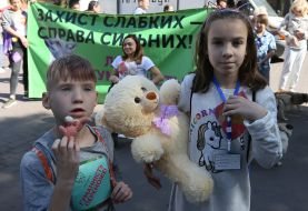 All-Ukrainian march for animals in Lvov