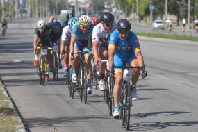 Велогонка «Стальной кубок» в Запорожье