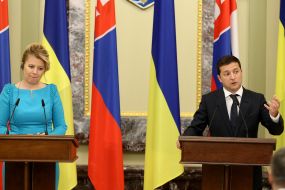 Владимир Зеленский и Зузана Чапутова