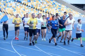 Открытая тренировка ветеранов АТО