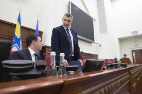Volodymyr Prokopiv and Vitali Klitschko