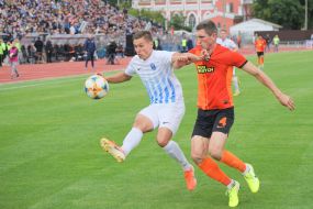 Игровой момент матча