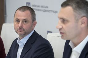 Vitali Klitschko and Maxim Bakhmatov