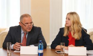 Borys Todurov and Liliya Olefir