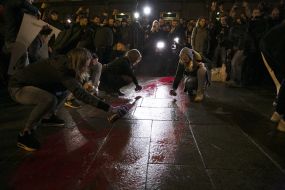 Participants of the action "Night on Bankova"