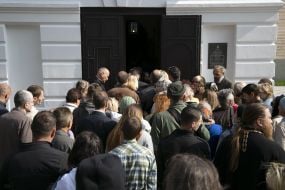 Открытие отреставрированной церкви Спаса на Берестове