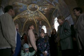 Открытие отреставрированной церкви Спаса на Берестове