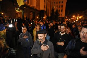 Акція проти підписання "формули Штайнмаєра"