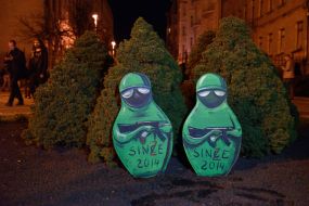 Action against the signing of the "Steinmeier Formula"