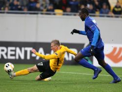 Playing moment of the match