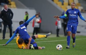 Playing moment of the match