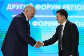 Александр Лукашенко и Владимир Зеленский