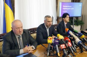 Viktor Chumak, Ruslan Ryaboshapka and Vitaliy Kasko