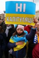 Veche against the so-called Steinmeier formula under the slogan “No surrender” in Kiev