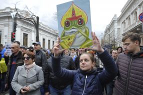 Veche against the so-called Steinmeier formula under the slogan “No surrender” in Kiev