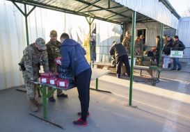 Checkpoint of entry and exit ""Stanytsya Luhanska""