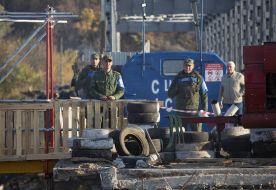 Восстановление моста через реку Северский Донец