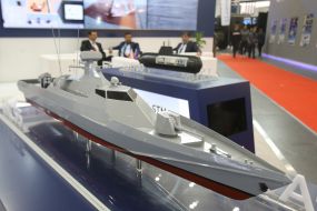 Model of Turkish warship