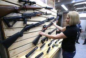 Small arms with mufflers