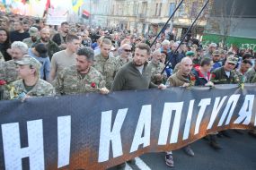 March "No surrender!"