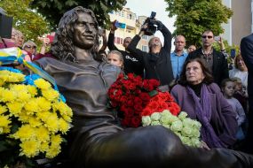 Opening of the monument to Kuzma Scriabin
