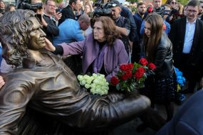 Opening of the monument to Kuzma Scriabin