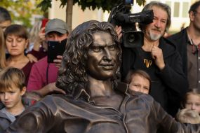 Opening of the monument to Kuzma Scriabin