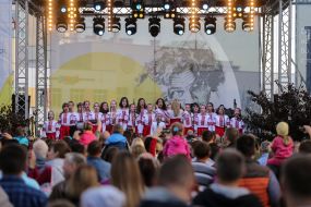 Opening of the monument to Kuzma Scriabin