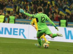 Playing moment of the match