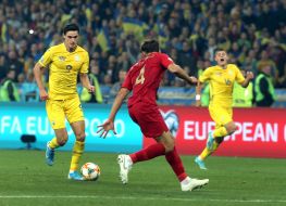 Playing moment of the match