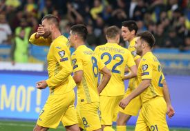 Playing moment of the match